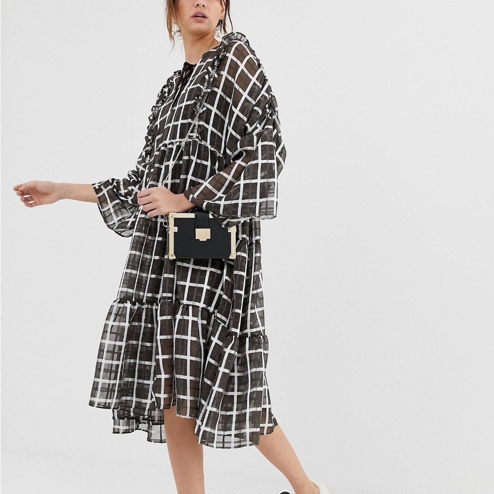 Ghospell oversized checkered dress